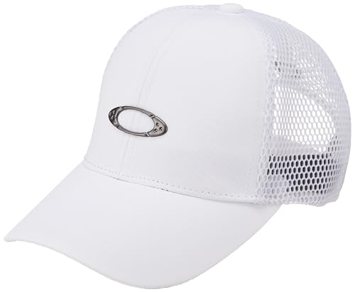 Oakley (オークリー) キャップ LOGO CAP 26.0 メンズ WHITE (ホワイト) 通気性 吸汗速乾 メッシュ 抗菌 防臭 冷感