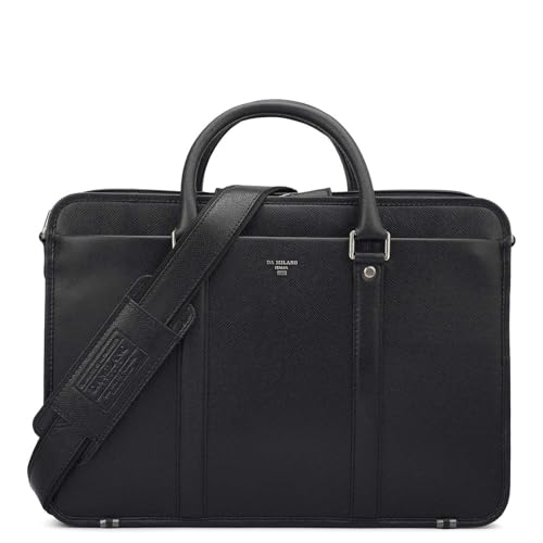 Image of Da Milano Leather Laptop Bag for Men & Women - Fits Up To 15 inch Laptop (1986A)