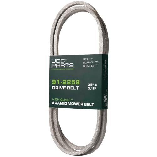 UDC Parts 91-2258 V-Belt Replacement for Toro Recycler 22 Inch, 3/8" x 35"