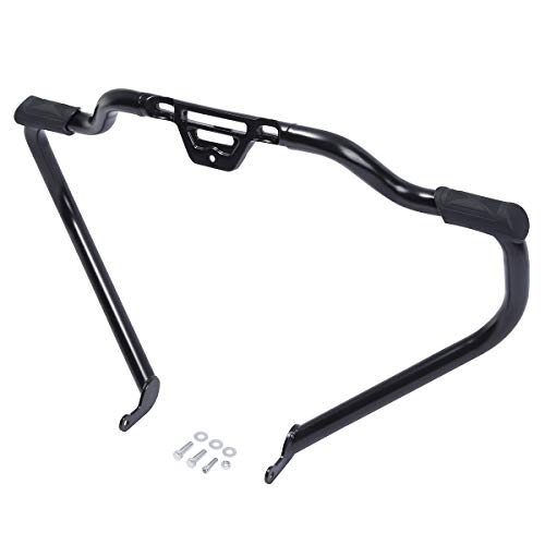 Xmt-Moto Engine Guard Kit Fits For Harley Davidson Softail Deluxe Fat Boy Heritage Classic Sport Glide Softail Slim Street Bob Low Rider 2018-2023,Matte Black #TOP2