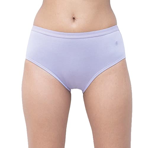 Image of Organic Cotton Everyday Panties for Women- Soft & Stretchable Fabric, No Marks Waistband, Antibacterial & Anti Odor, Full Coverage, Plus Size, Life 2-3 Years- Hipster(3 pc)
