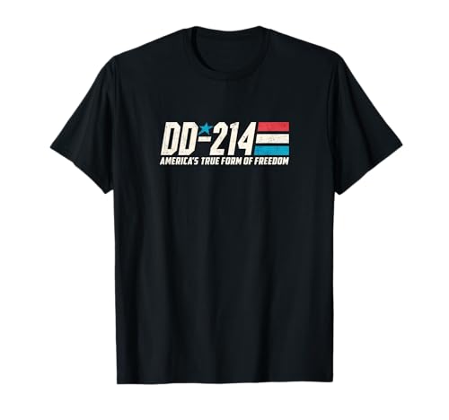 DD-214 Armed Forces Military Alumni Vintage Veteran T Shirt T-Shirt