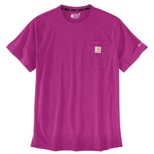 Image of Carhartt Men's 104616 Force Relaxed Fit Midweight Short Sleeve Pocket