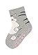 Sterntaler Baby-Mädchen ABS-Söckchen DP Katze Hausschuh-Socken, Hellgrau Mel, 21/22 EU