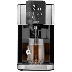 Dispensador Agua Casa CASO Dispensador de agua caliente HW 1660 Turbo, agua caliente en segundos (40-100 °C), 2600 W, depósito de agua extra grande de 4 litros, botón directo de comida infantil (37 °C), ahorro de energía