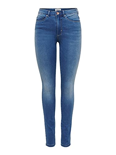 Only Onlroyal Life HW SK Dnm Bj369 Noos Pantalón de Vestir, Light Medium Blue...