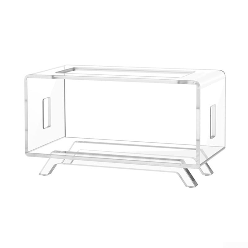 Soporte de escritorio acrílico para altavoz Marshall Emberton II, soporte estable con diseño elegante para un posicionamiento óptimo del sonido, transparente o negro (transparente)