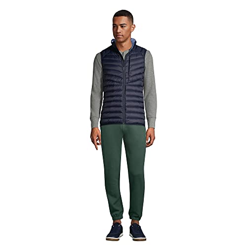Lands' End Mens Ul Packable Down Vest Radiant Navy Regular X-Large #TOP3