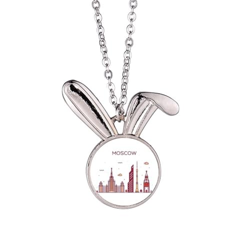 Collier lapin Moscou Russie pour sublimer vos tenues de voyage