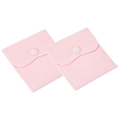 Bolsas de terciopelo para joyas con boton que evitan la perdida de anillos y collares 2