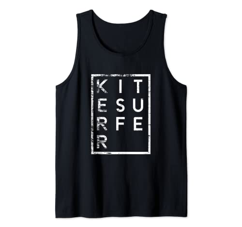 Kitesurfer Minimalismus Kitesurfing Tank Top