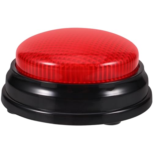 Gadpiparty Sprechender Knopf Aus Kunststoff Rap-Airhorn-Sound-Knopf Hip-Hop-Air-Horn-Trick- Mit Lichteffekt Lustige Krachmacher Rot