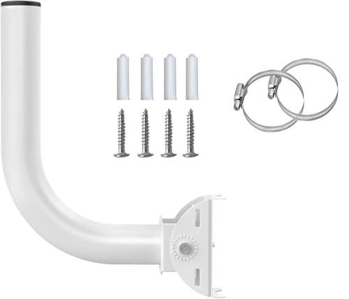 Universal Wireless Bridge Bracket Mount, 1 Pack Pole and Wall-Mounted for Outdoor Point to Point WiFi Access Point CPE Client Bridge