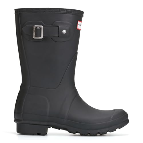 Hunter Original Short, Damen Kurzschaft Gummistiefel,, Schwarz, 40/41 EU/7UK