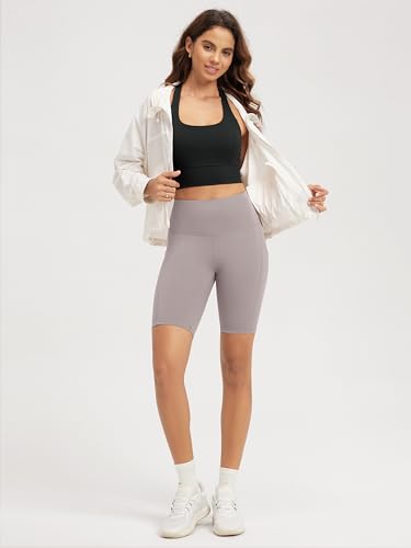 ODODOS Women's Halter Sports Bra Padded Y Racerback Medium Support Wirefree Workout Yoga Top with Removable Pads4