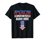 Breathalyzer 4th Of July Funny American Flag Patriotic T-Shirt