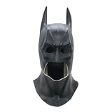 LipSki Bat Mask for Adult Man Bat Helmet Cowl Superhero Cosplay Costume Props Dark Knight Bat Headgear for Halloween Dress Up