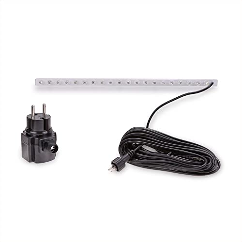 CLGarden LED Lichtleiste 30cm warmweiß für Wasserfall EWE30 warm weiße Beleuchtung wasserdicht Teich Bachlauf