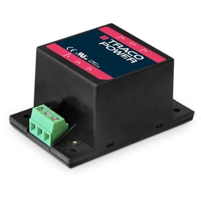 TMDC 06-4812 DC-DC Converter; Encapsulated; Chassis Mount; 6W; 12V@500mA; 18-75V in