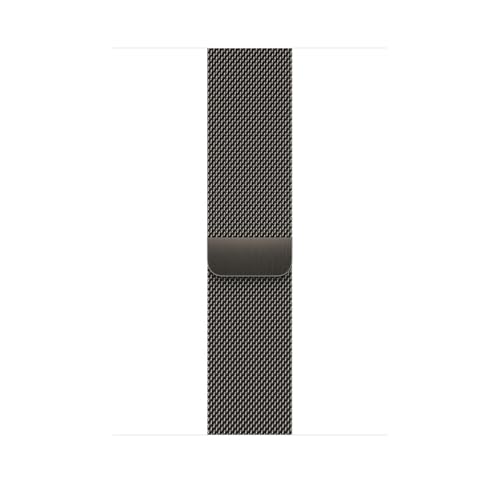 Image of Apple Watch Band - Milanese Loop (45mm) - Graphite - Regular