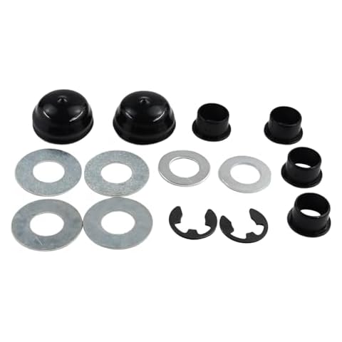 Mizoneparts 532406013 Front Spindle Axle Bushing Rebuild Kit 532121232 812000029 532173966 532006266 532121748 Compatible with Husqvarna Craftsman Poulan AYP Roper Weed Eater Steering Spindle Hardware Cover