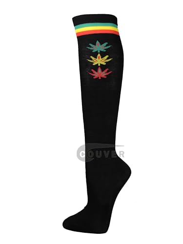 Image of SocksKnee Women Multi-Pack Colorful Variety Design Assorted Activewear Knee-High Stocking Socks, 9-11
