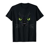 Black Cat eyes tee Shirt for lovers cats | Halloween Costume T-Shirt