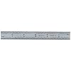 Mitutoyo 182-101, Steel Rule, 6 (4R), (1/8, 1/16, 1/32, 1/64), 3/64 Thick X 3/4 Wide, Satin Chrome Finish Tempered Stainless Steel, Clear