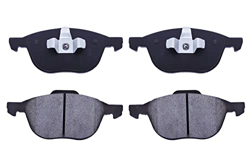Image of Brakes Pad Automotive Premium Ceramic Front Rear Disc Brake Pads Set Vehicle Replacement Part for Honda, Infiniti, Nissan, Cadillac, Chevrolet, Dodge Attitude, Hyundai Accent (D1044)