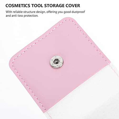 Lurrose 4 peças de ferramentas de beleza facial, bolsas de transporte, capas de ferramentas de cosmé