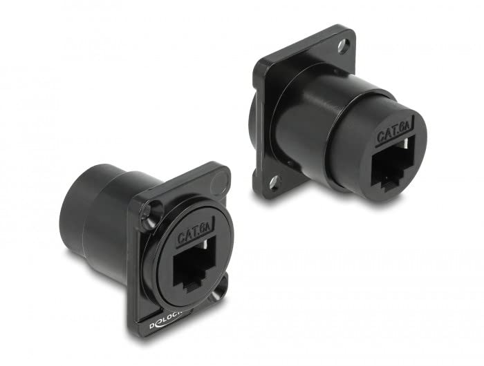 DELOCK MÓDULO TYPE-D RJ45 CAT.6A HEMBRA A HEMBRA