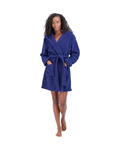 Forever 21 Robe de lã sherpa para mulheres - roupa de dormir até o joelho roupão de inverno com...