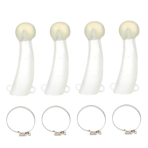 MUSISALY Silicone Cattle Horn Covers Protective Covers for Goats Bulls Cows Random Color