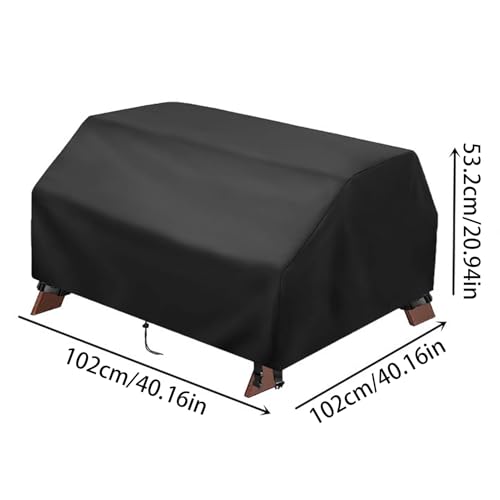 Housse de table de pique-nique protection coupe-vent pour sièges extérieurs