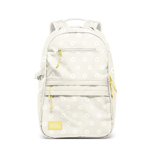 Image of Simple Modern Kids Backpack for School | 20L Laptop Backpack | Floral | Ellis Bookbag for Girls, Boys | Cute Backpack for Middle School, High School, Teens | Cream Florals