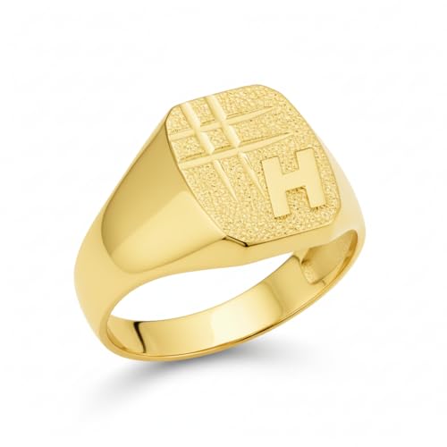 Bijouxenvogue Anello Signet Uomo Oro 18k Dimensione 51