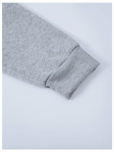 Gorglitter Men'S American Flag Print Hoodie Hooded Sweatshirts Causal Long Sleeve Drawstring Pullover Tops Light Grey Large thumb #5