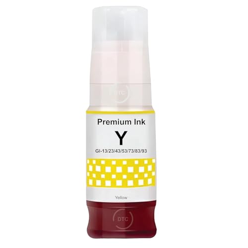 Image of Duplex DTC GI-73 Ink Bottle Compatible for Canon Pixma G570, G670, G550, G650, G620 Printers (GI-73 Yellow Ink 1 Pcs)