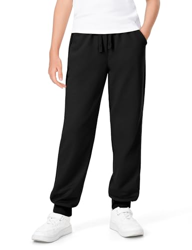 BOOPH Boys Sweatpants Kids Clothes Athletic Casual Joggers Pants with Poket Drawstring 5-14Y
