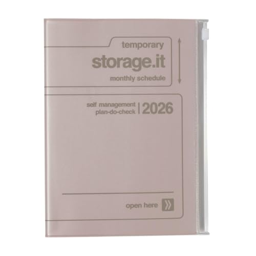 蒠 2026 XPW[ 2025N12n܂ ԃubN A5 Xg[WCbg uE }[NX 26WDR-H02-BR