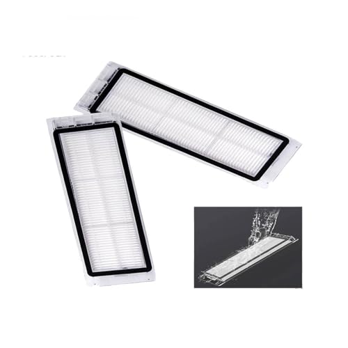 Dust Container Filter Accessory, Compatible for Roborock S5 Max S50 S55 S6 S6Pure E4 E5 S6MaxV, Robot Vacuum Cleaner Filter Dust Container Accessory(4 pcs Filter)