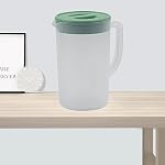 2.7L Pitcher en plastique avec limon à grande capacité haute température imperméable froide Jug pour Juice Tea Exquisite Apparence (Matcha Green)