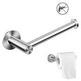 Fuhaoo Drouleur en acier inoxydable 304 avec fixation 3M forte pour papier toilette, serviette, etc.