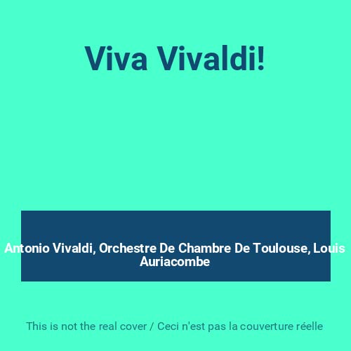 Vivaldi Viva Vivaldi [Audio CD]