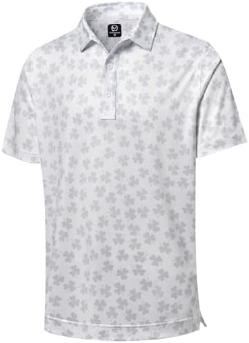 Mens Golf Shirt Performance Moisture Wicking Mens