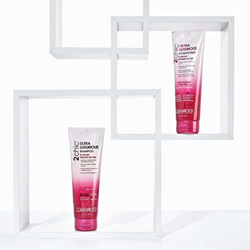 Giovanni 0716237185013 2Chic Ultra-Luxurious Conditioner - Calms & Smooths Curly & Wavy Hair, Silkens Tresses, Strengthens Over Processed Hair, Helps Detangle, Color Safe, Cherry Blossom & Rose Petals thumb #3