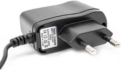 Power Charger Compatible with Nintendo 3DS / 2DS / DSi/New 3DS XL - Alternative Network Adapter with European Plug (1.2 m, Black)