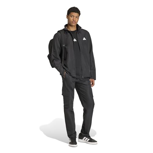 adidas Men's SPORTSWEAR WOVEN CARGO TRACKSUIT, black/black, XS – Ansicht 3