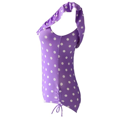 Image of Polka Dot Girls Kids Bathing Suits Adjustable Swimsuits (FBA)