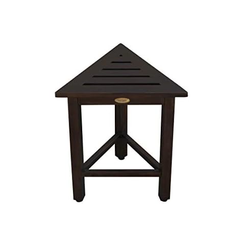 DecoTeak FlexiCorner Triangular Teak Modular Stool, Table Cover